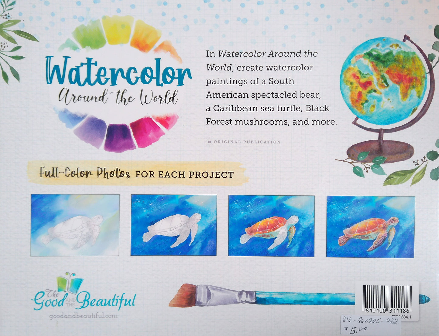 Watercolor Around The World Instruction Book