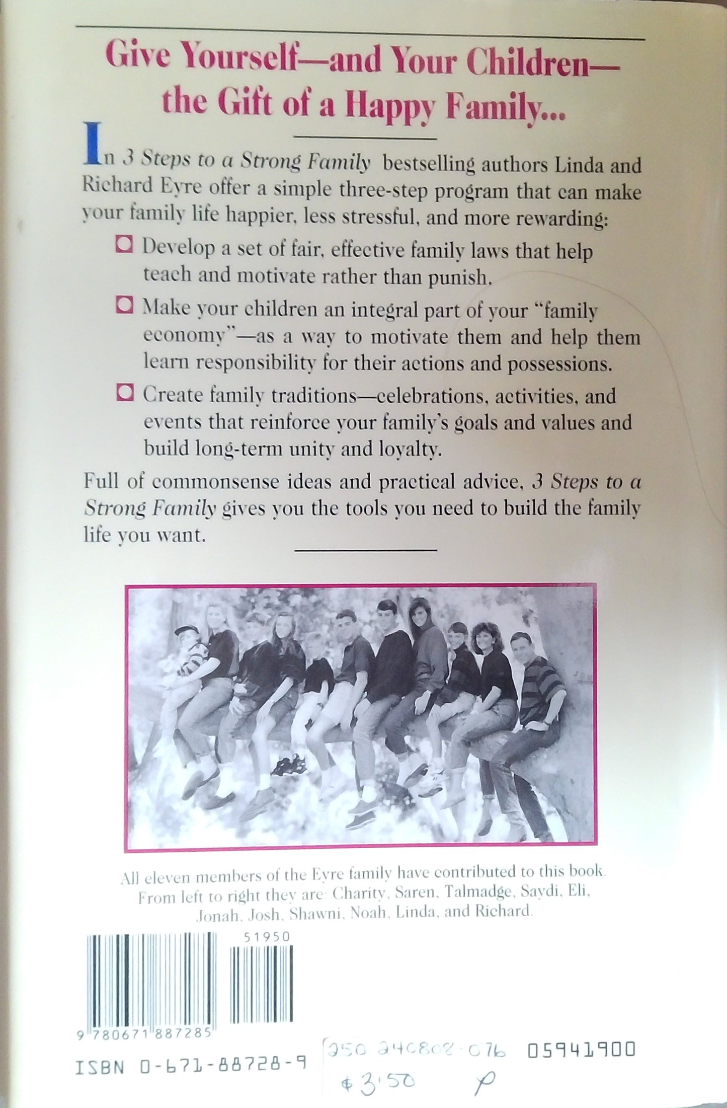 3 Steps To A Strong Family