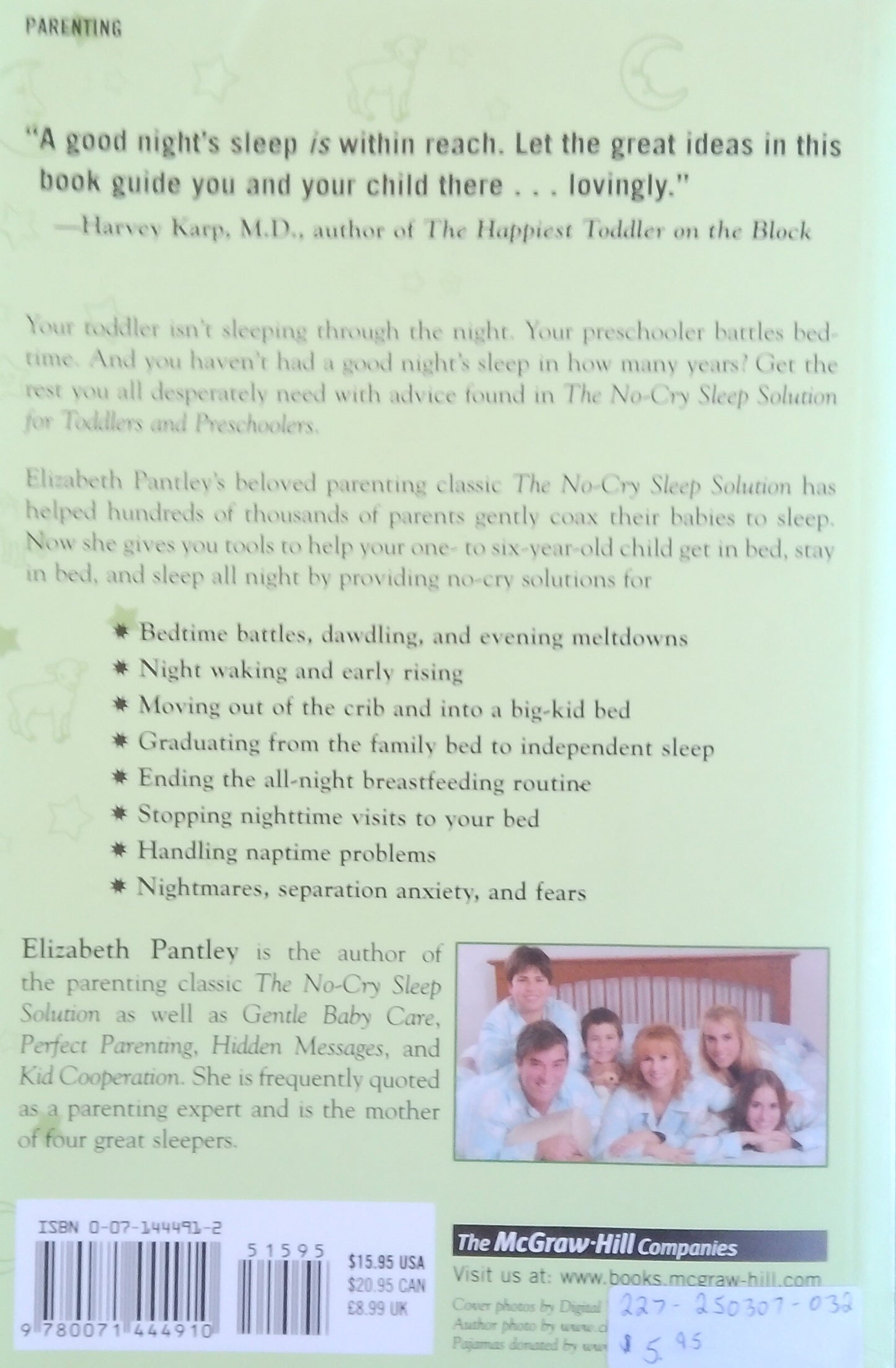 The No-Cry Sleep Solution for Toddlers And Preschoolers
