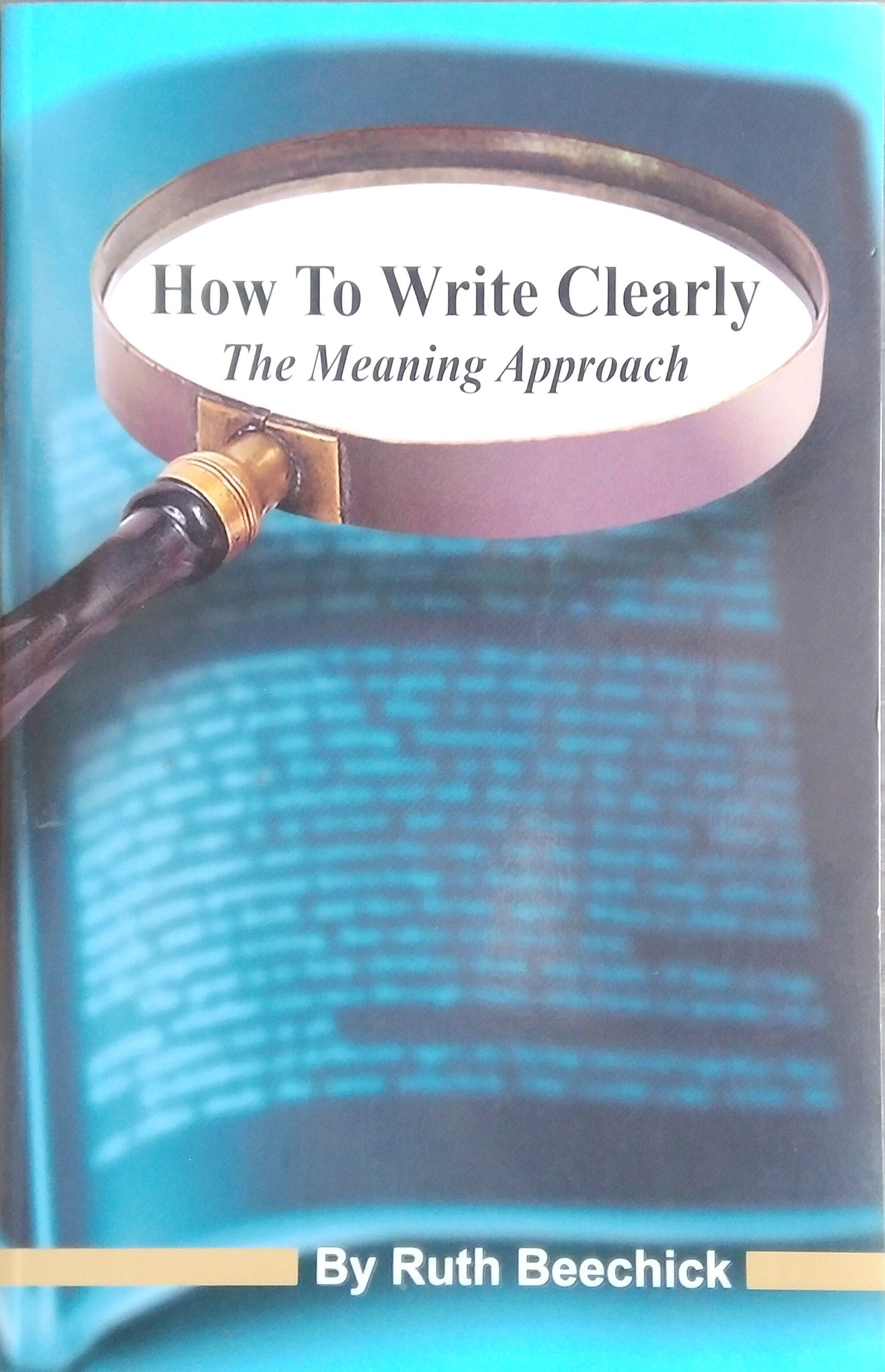 How To Write Clearly