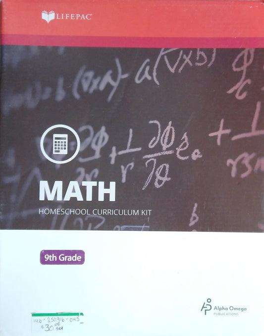 Alpha Omega LifePac: Math Grade 9