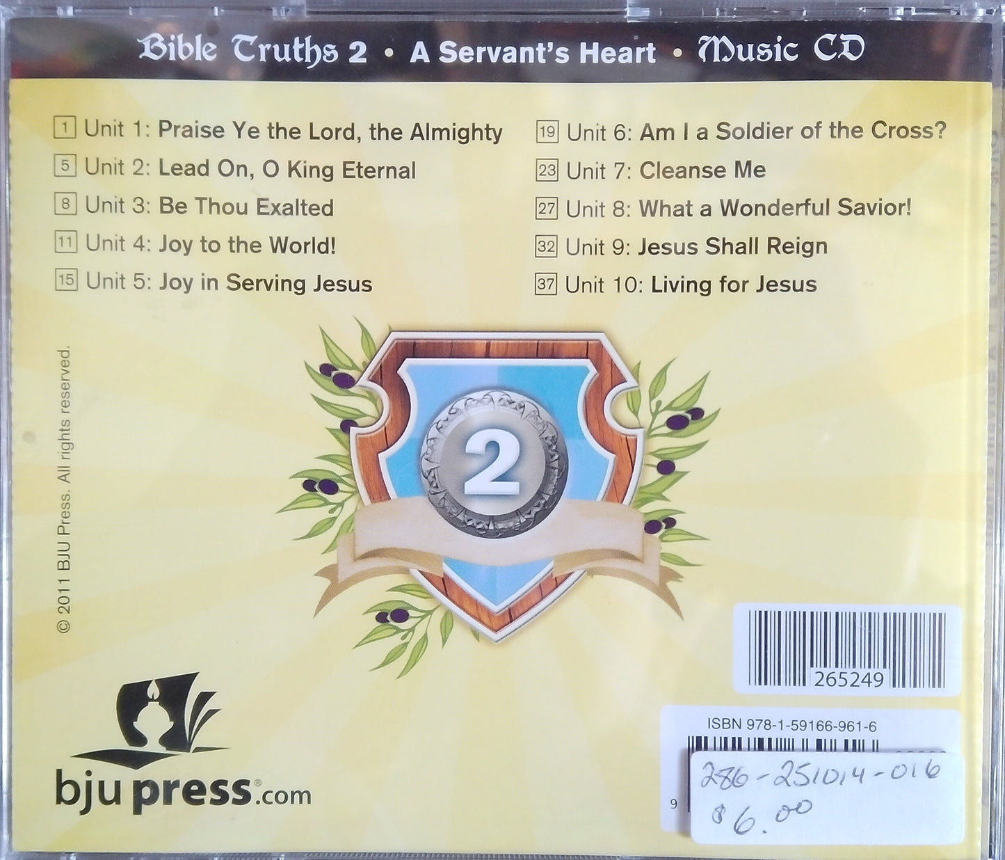 Bible Truths 2 Music CD