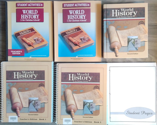 BJU World History Set