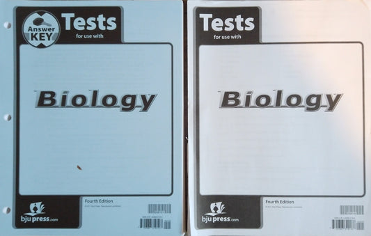 Biology Tests Bundle