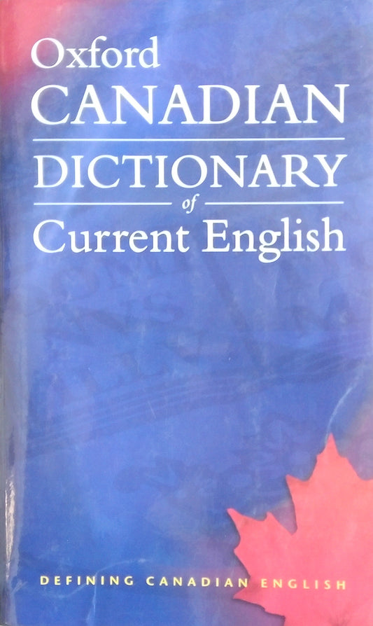 Oxford Canadian Dictionary Of Current English