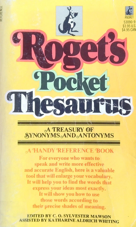 Roget's Pocket Thesaurus