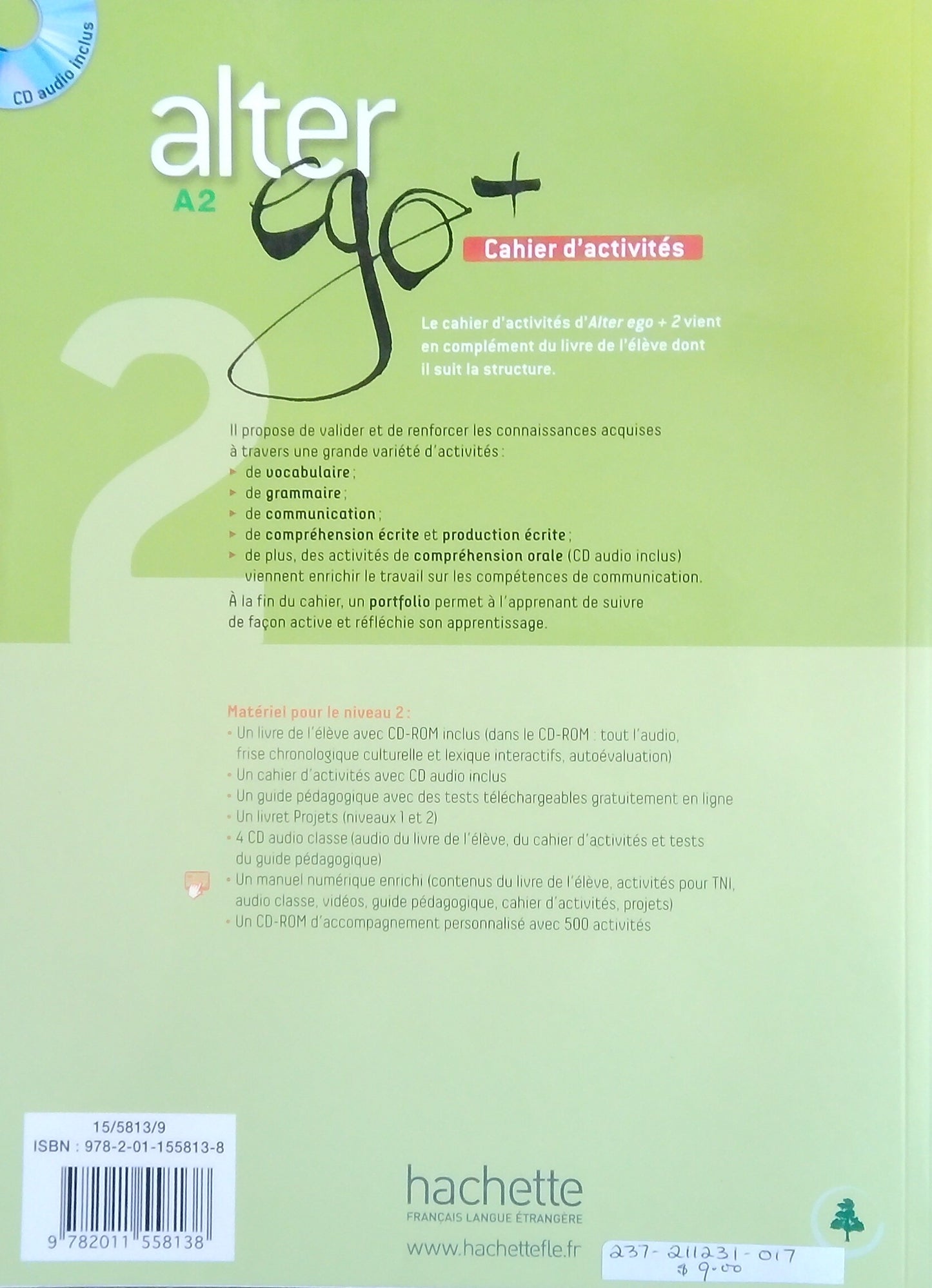 Alter Ego+ A2 Cahier D'Activites