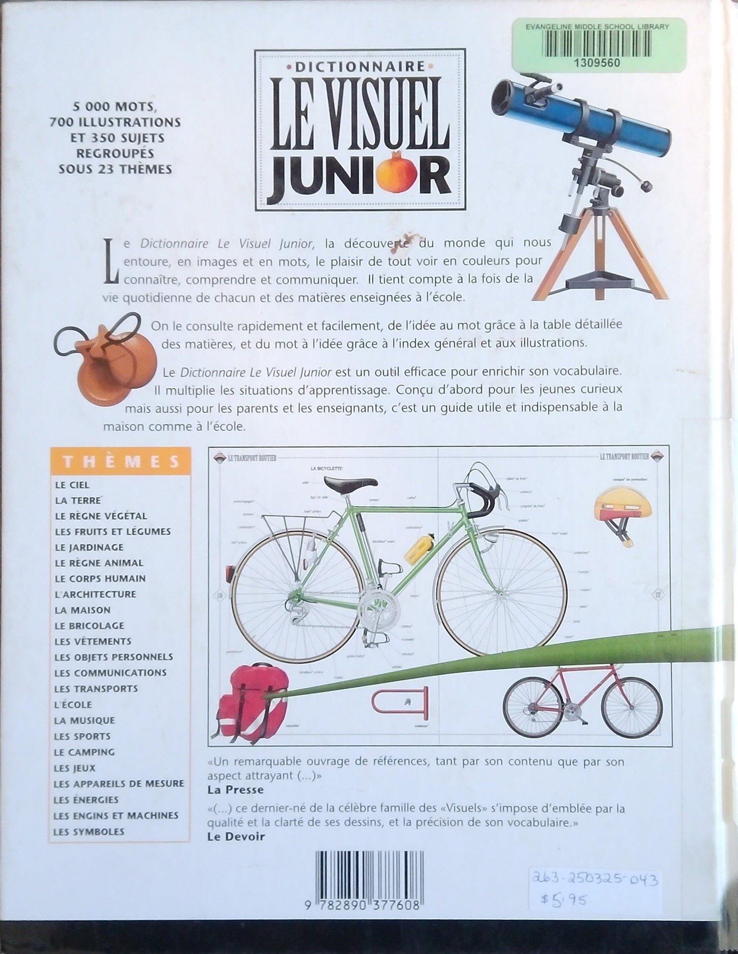 Dictionnare Le Visuel Junior