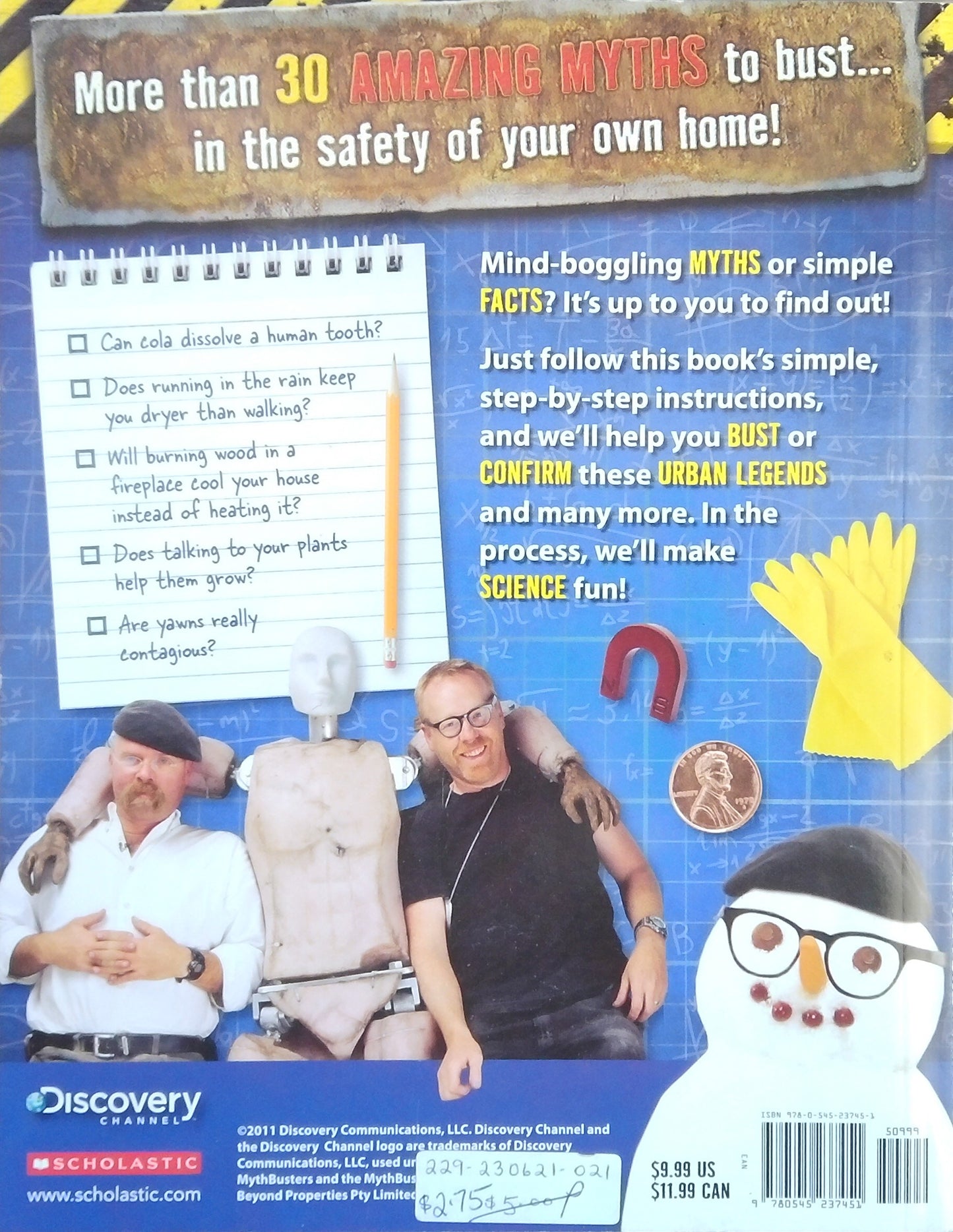 Mythbusters Science Fair Book