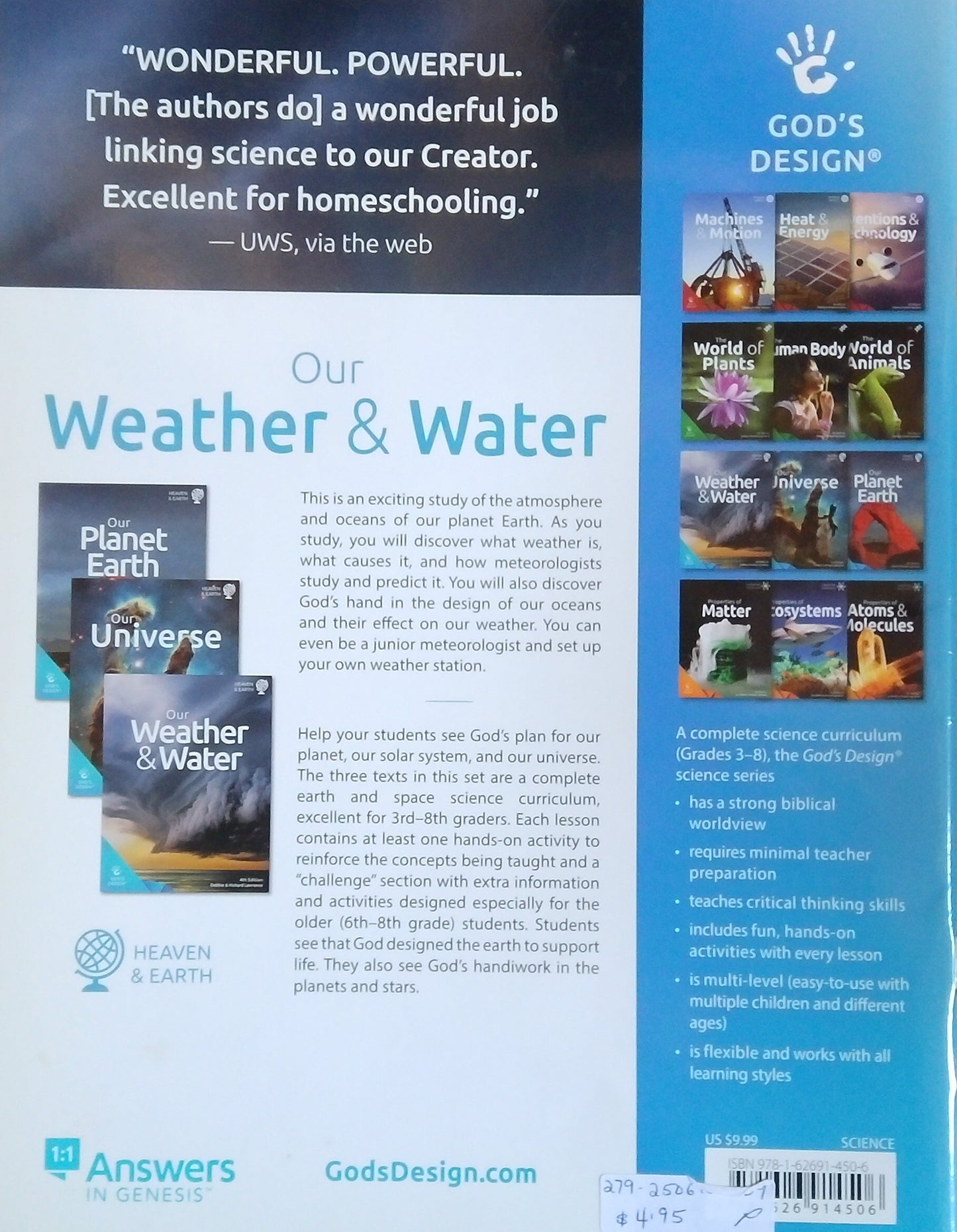 Our Weather & Water Teacher Supplement