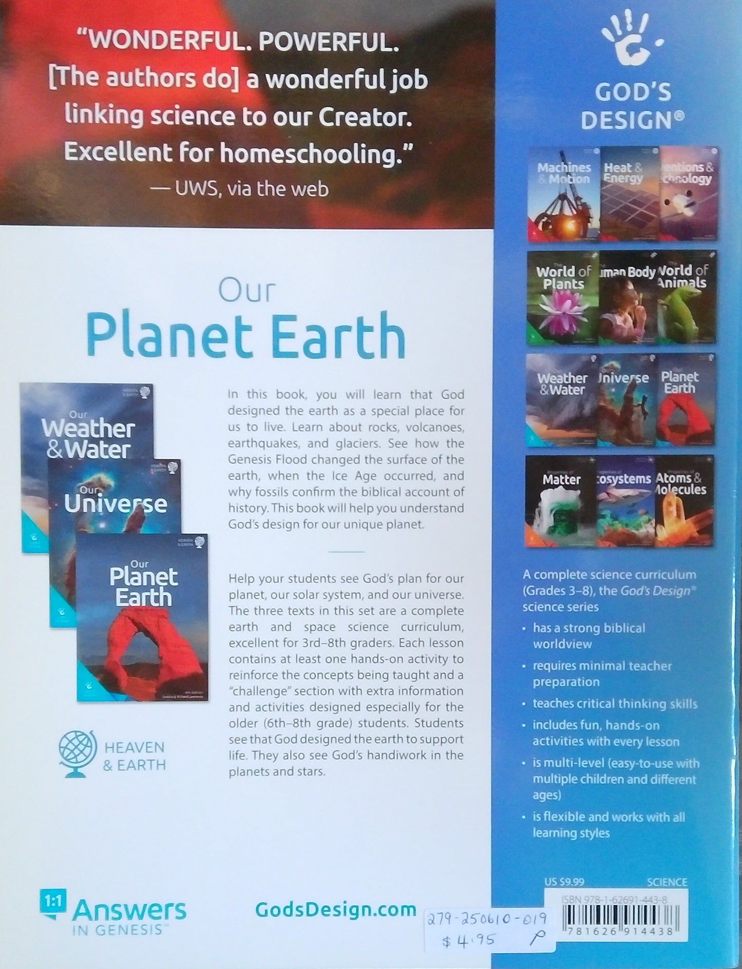 Our Planet Earth Teacher Supplement