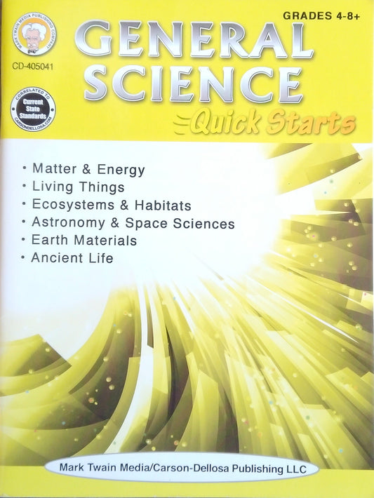 General Science Quick Starts