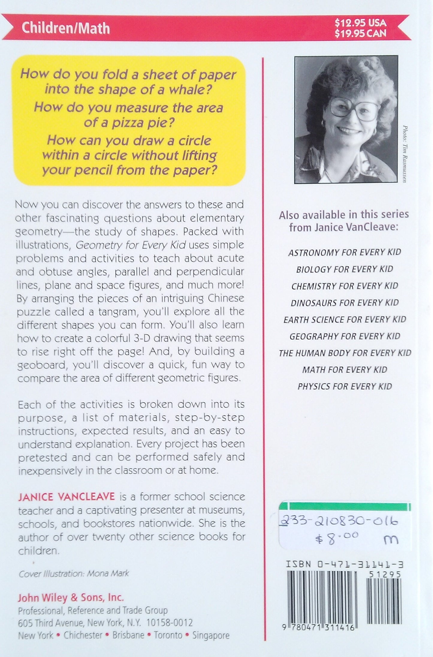 Janice VanCleave's Geometry For Every Kid