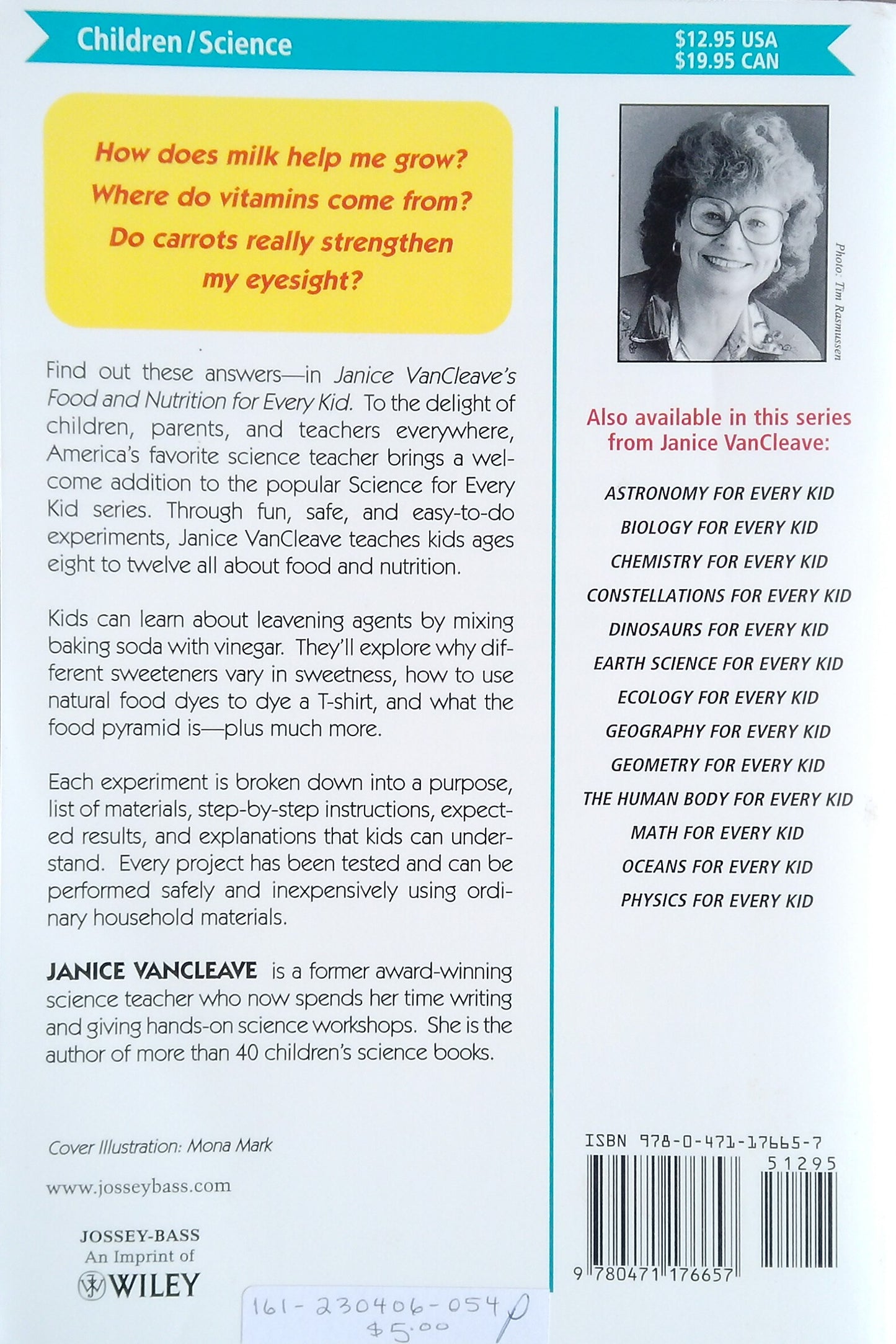 Janice VanCleave's Food And Nutrition For Every Kid