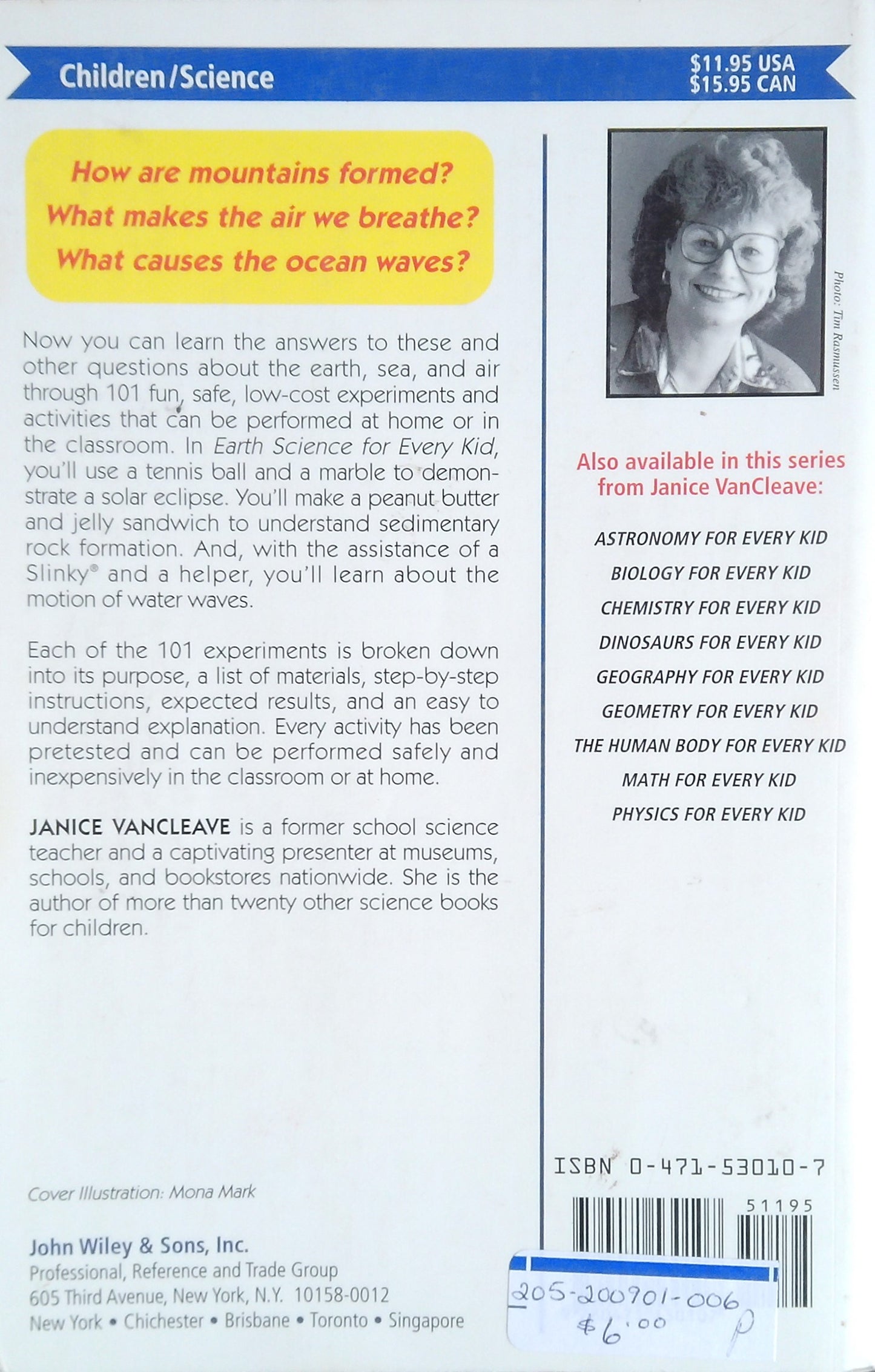 Janice VanCleave's Earth Science For Every Kid