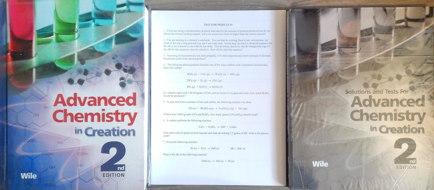 Advanced Chemistry In Creation Set