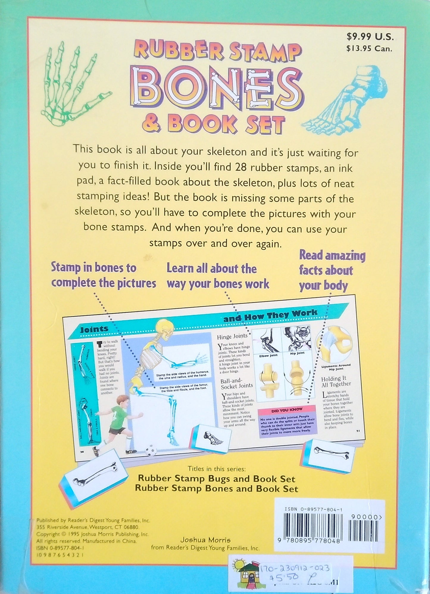 Rubber Stamp Bones & Book