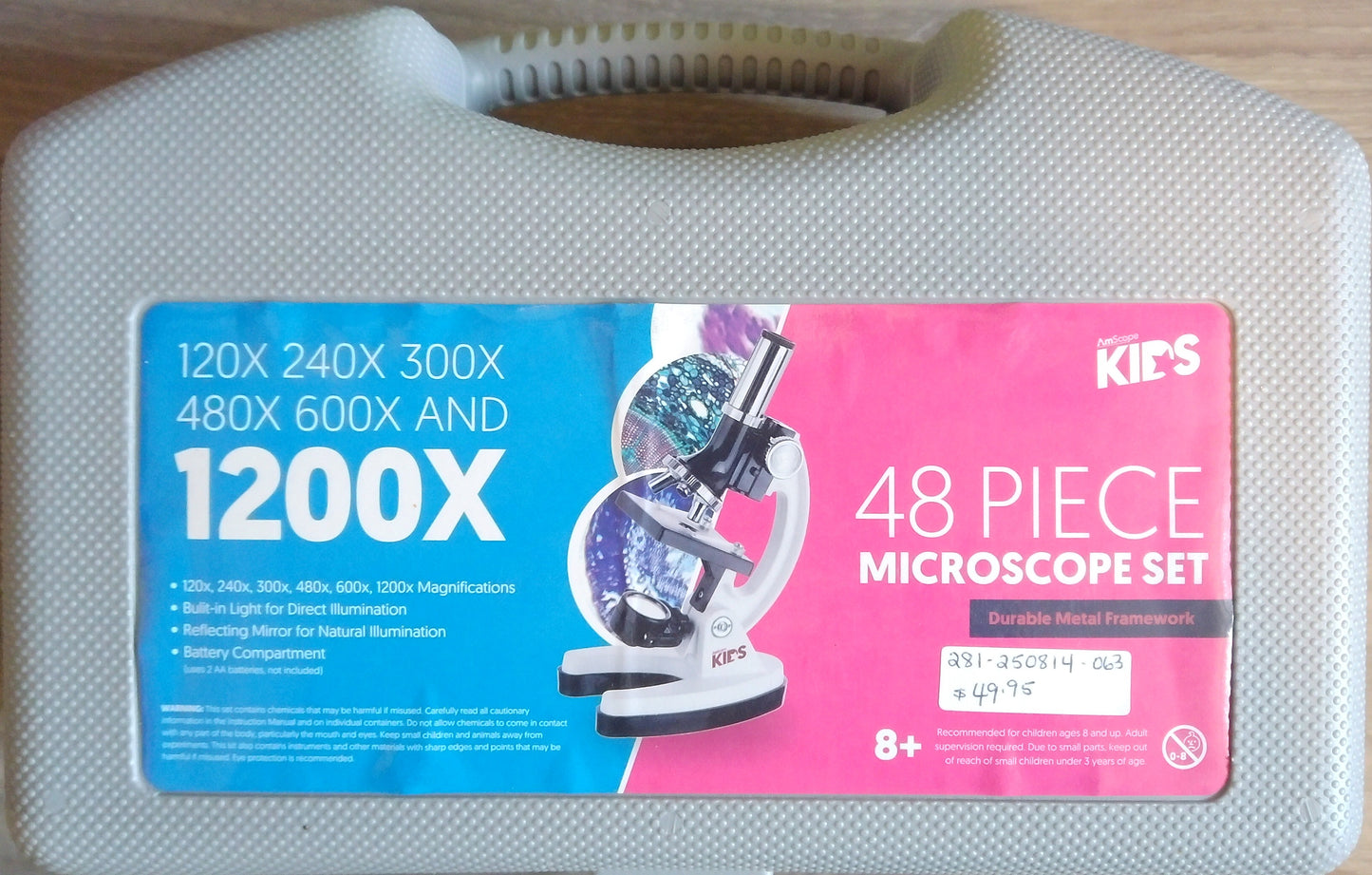 48 Piece Microscope Set