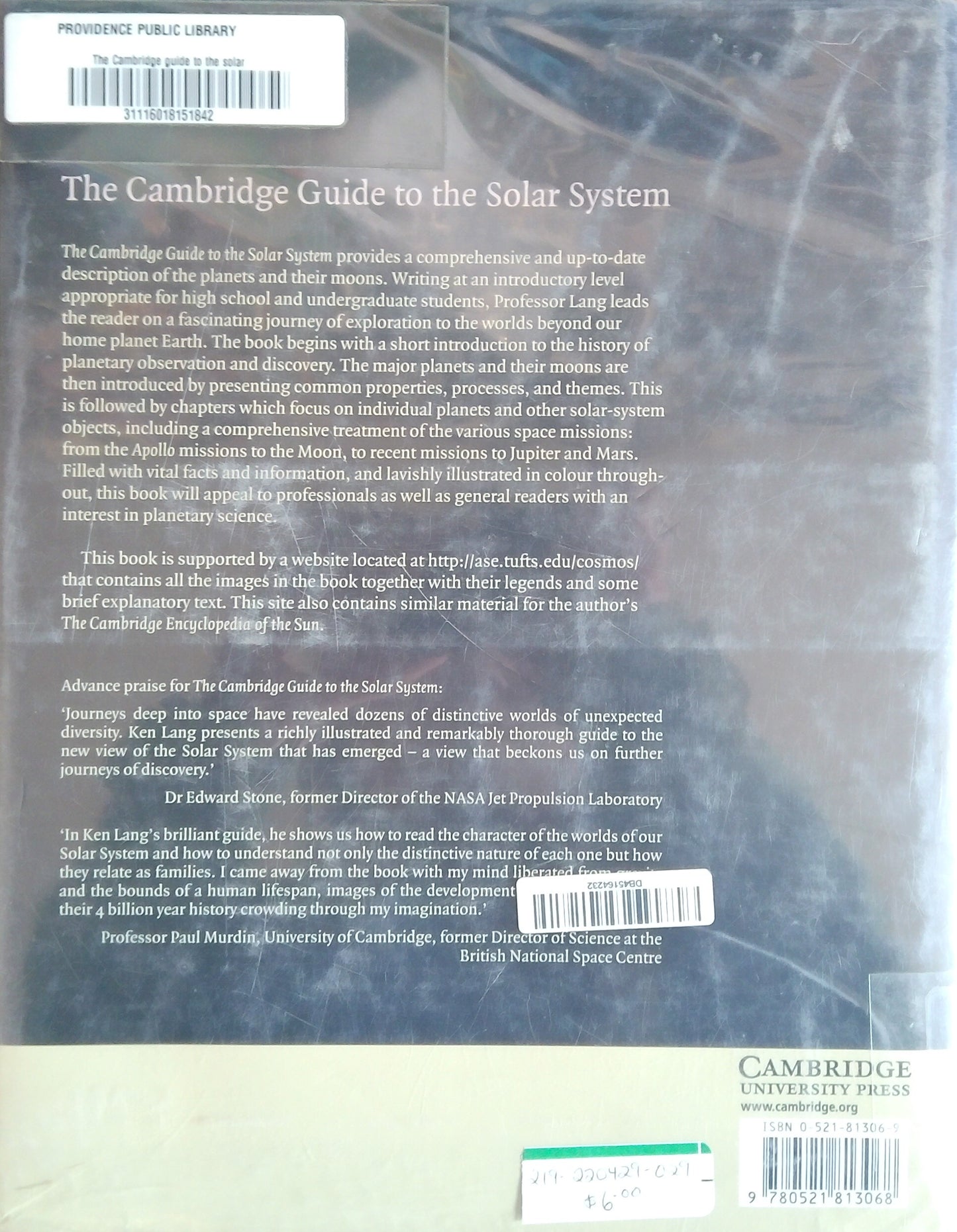 The Cambridge Guide To The Solar System