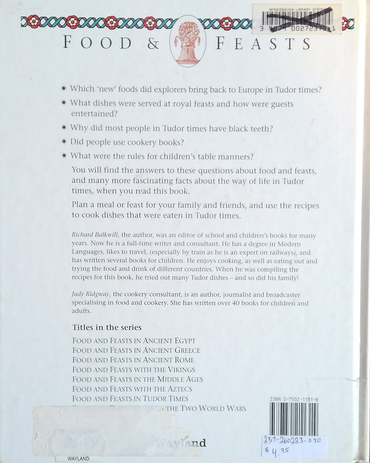 Food & Feasts In Tudor Times