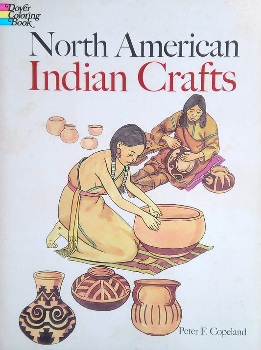 North American Indian Crafts Colouring Book