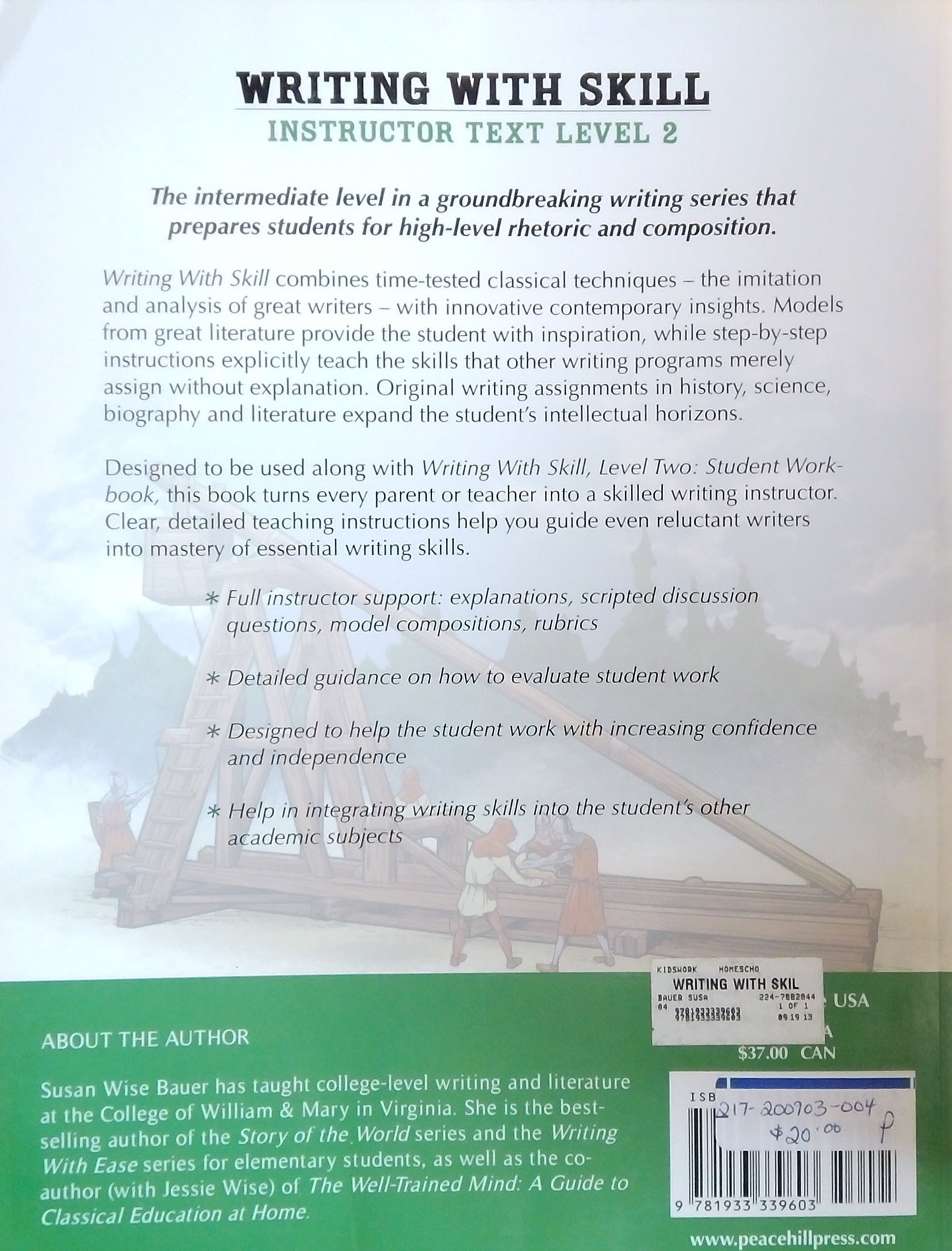 Writing With Skill Instructor Text: Level 2