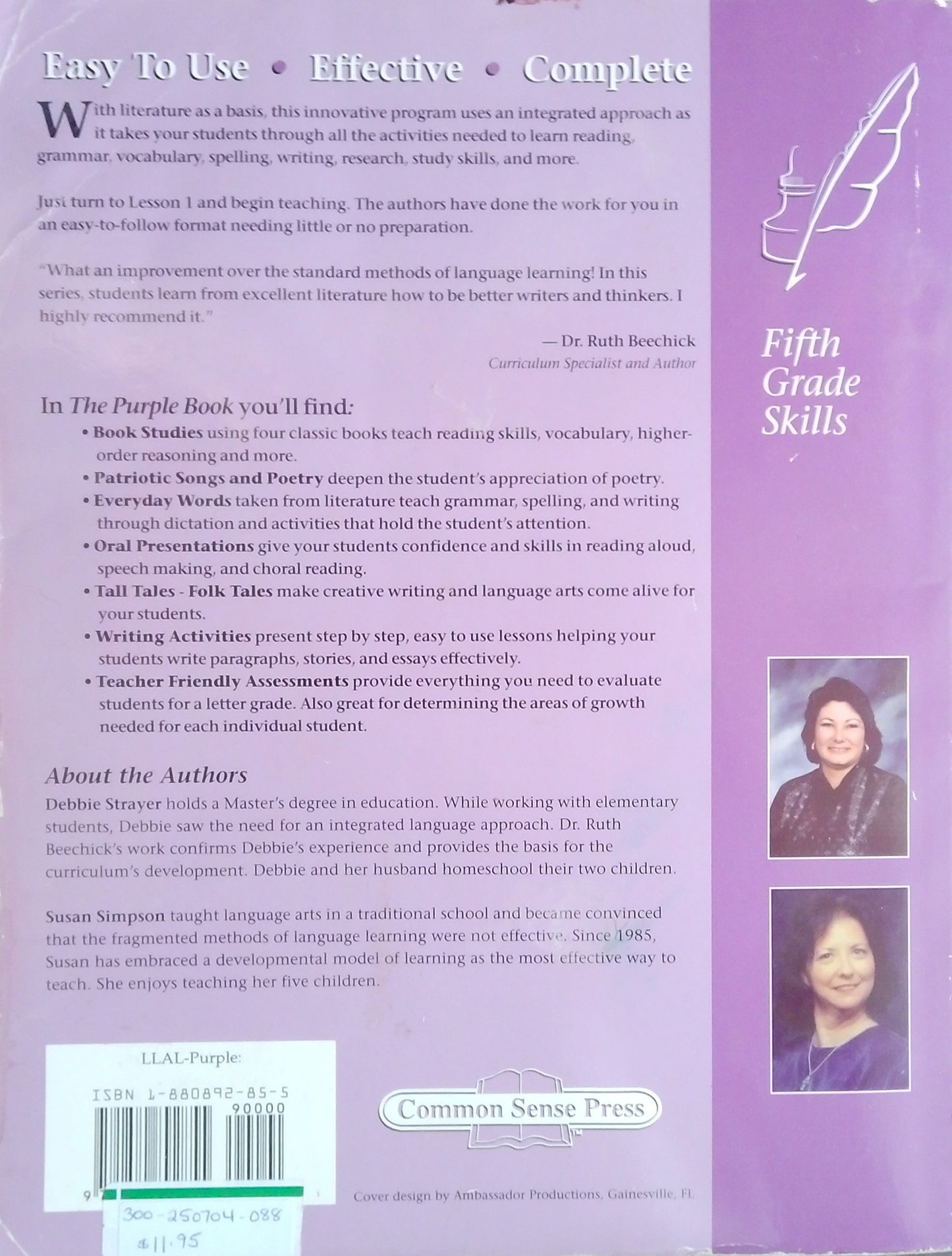 Learning Language Arts Through Literature: The Purple Book