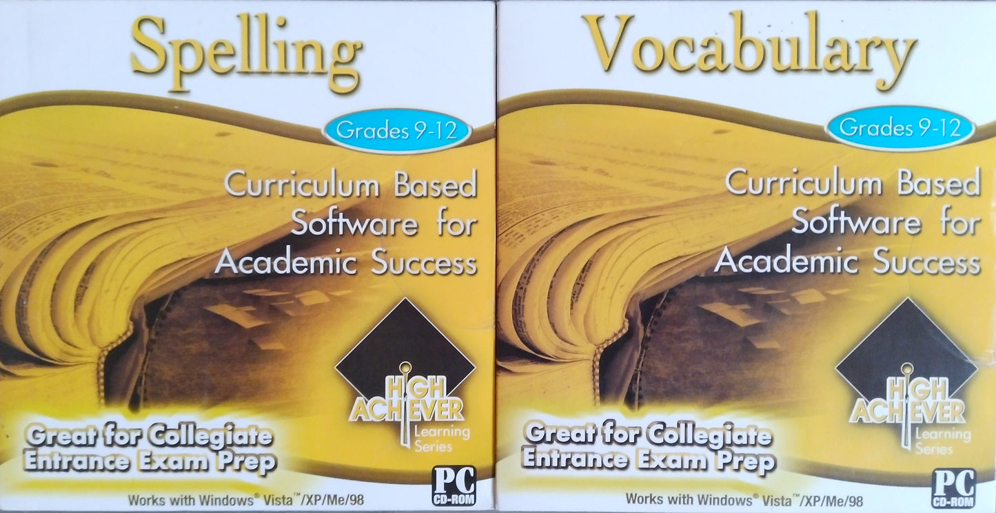 Vocabulary & Spelling CD-ROM Bundle