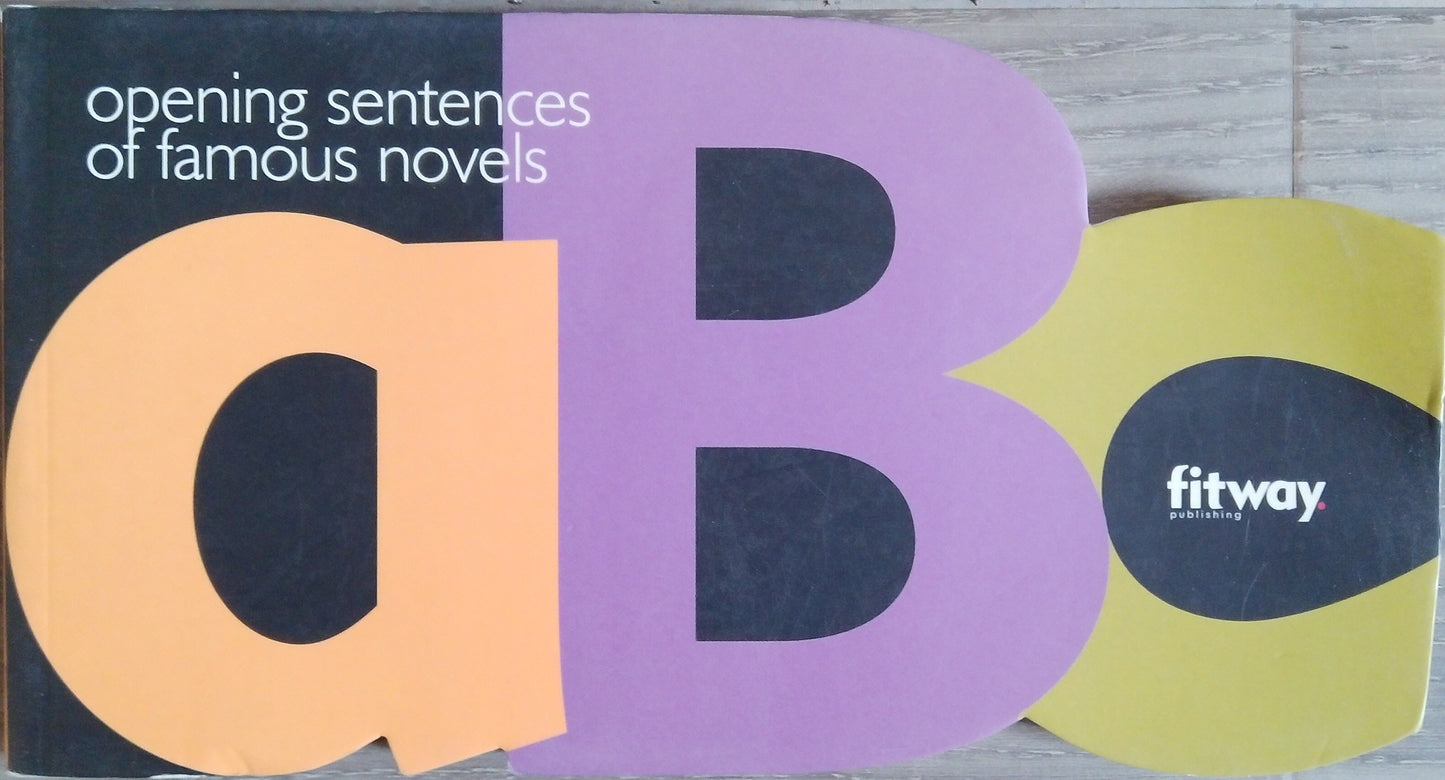 Opening Sentences Of Famous Novels