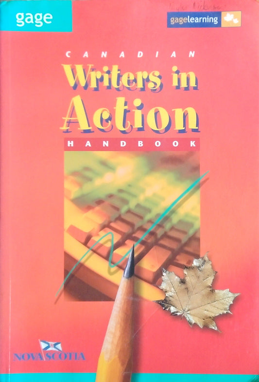 Canadian Writers In Action Handbook
