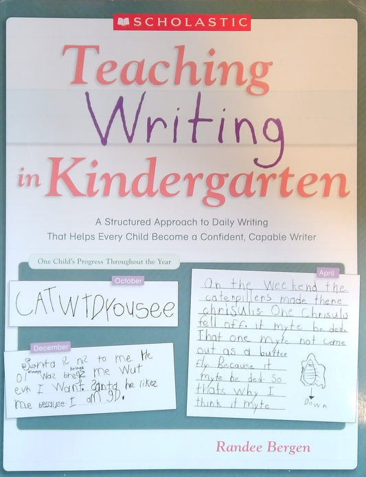 Teaching Writing In Kindergarten