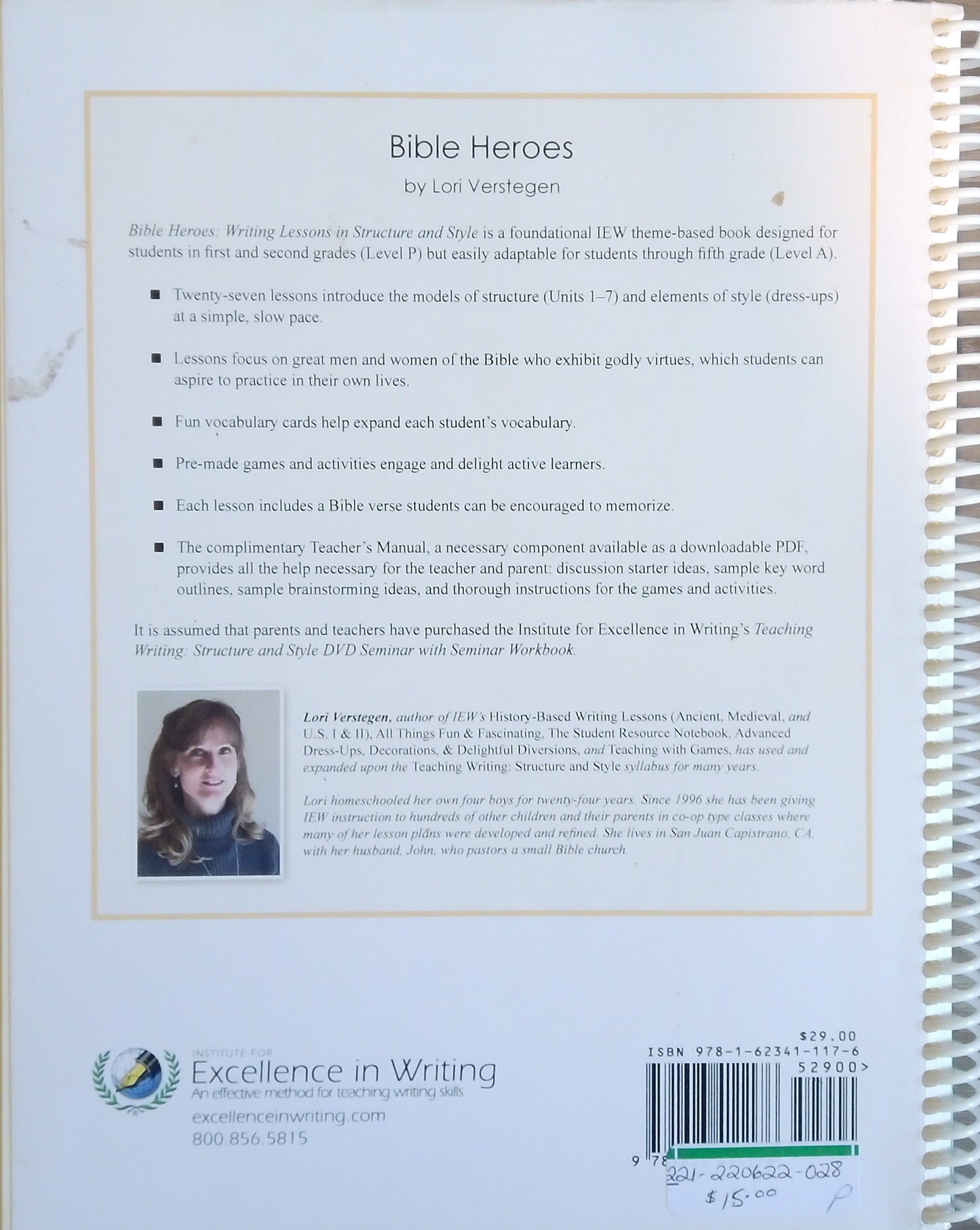 IEW: Bible Heroes Student Book