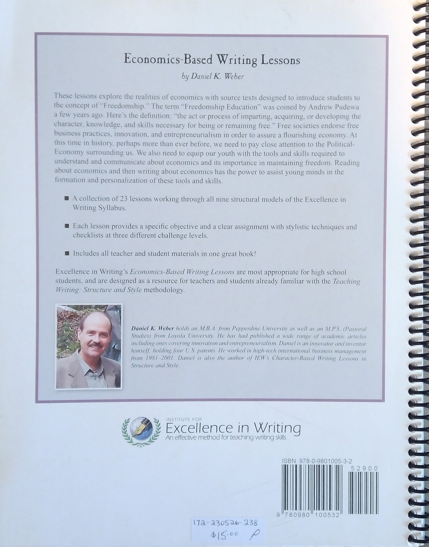 IEW: Economics-Based Writing Lessons