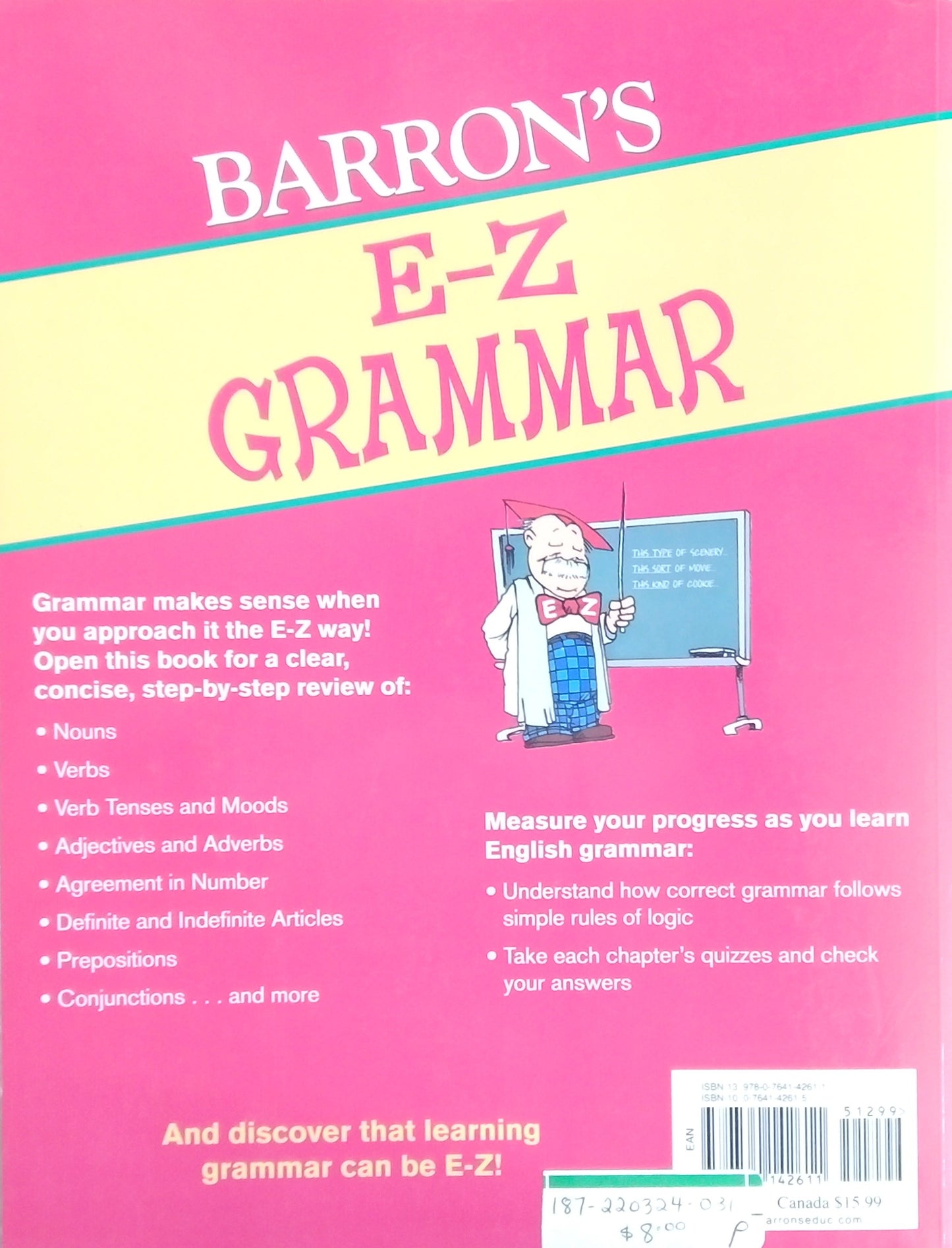 Barron' E-Z Grammar