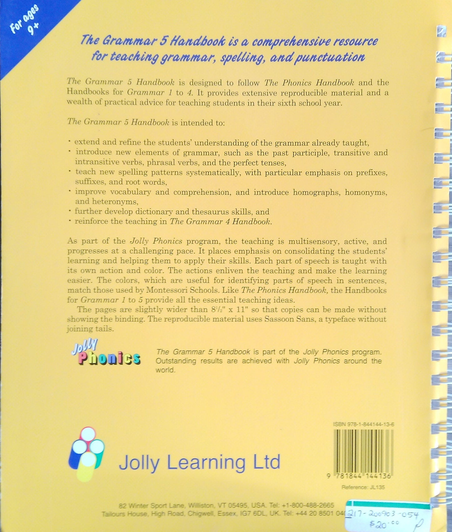 The Grammar 5 Handbook