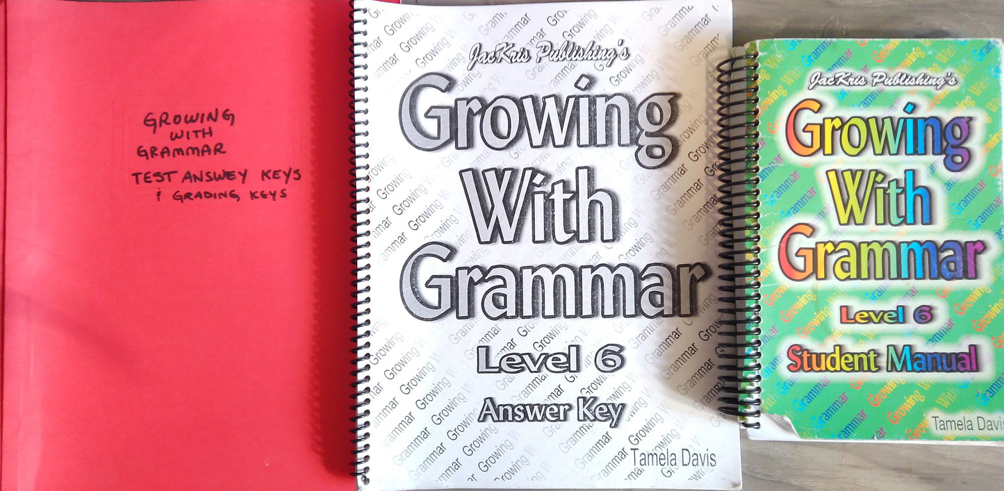 Growing With Grammar Level 6 Bundle