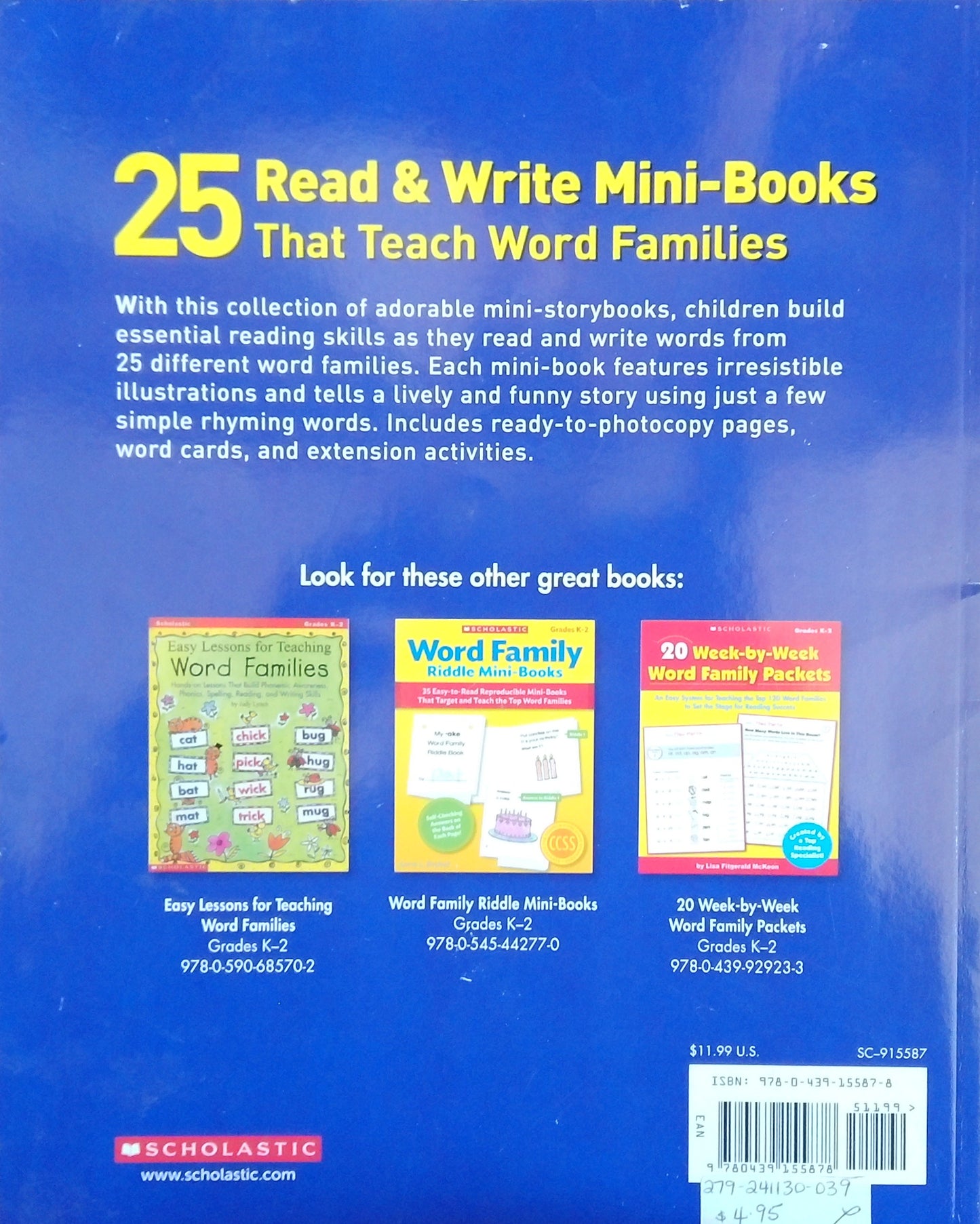 25 Read & Write Mini-Books