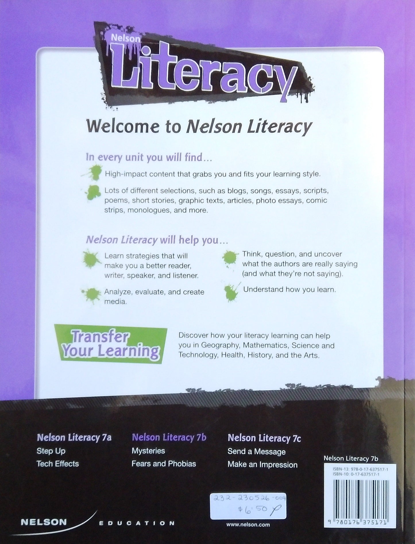 Nelson Literacy