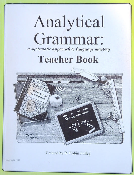 Analytical Grammar: Teacher Book