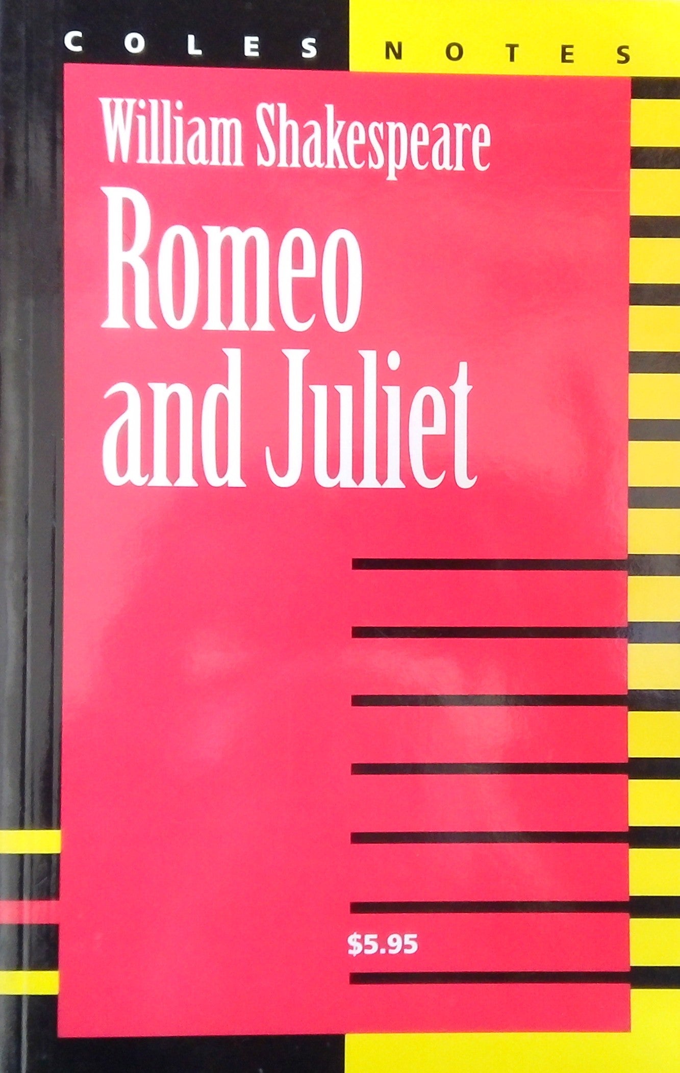 Coles Notes: Romeo And Juliet
