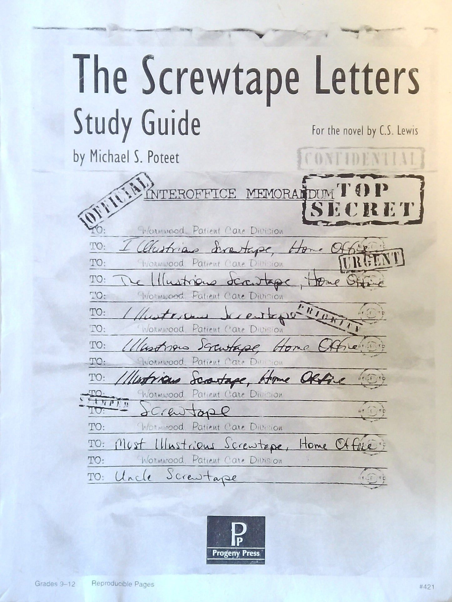 The Screwtape Letters Study Guide