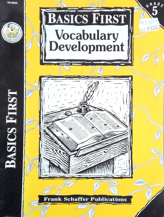 Basics First: Vocabulary Development Grade 4