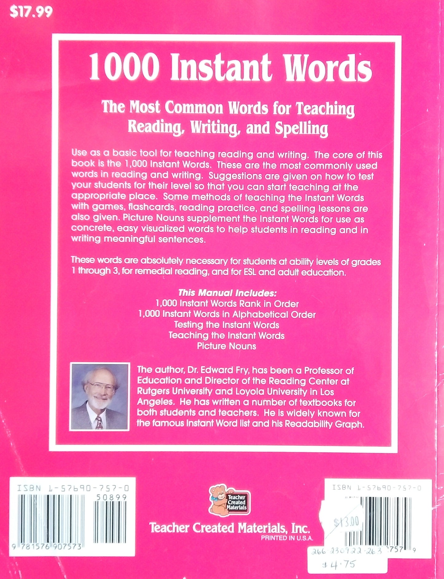 Dr. Fry's 1000 Instant Words