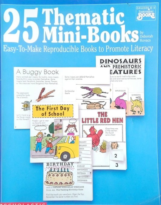 25 Thematic Mini-Books