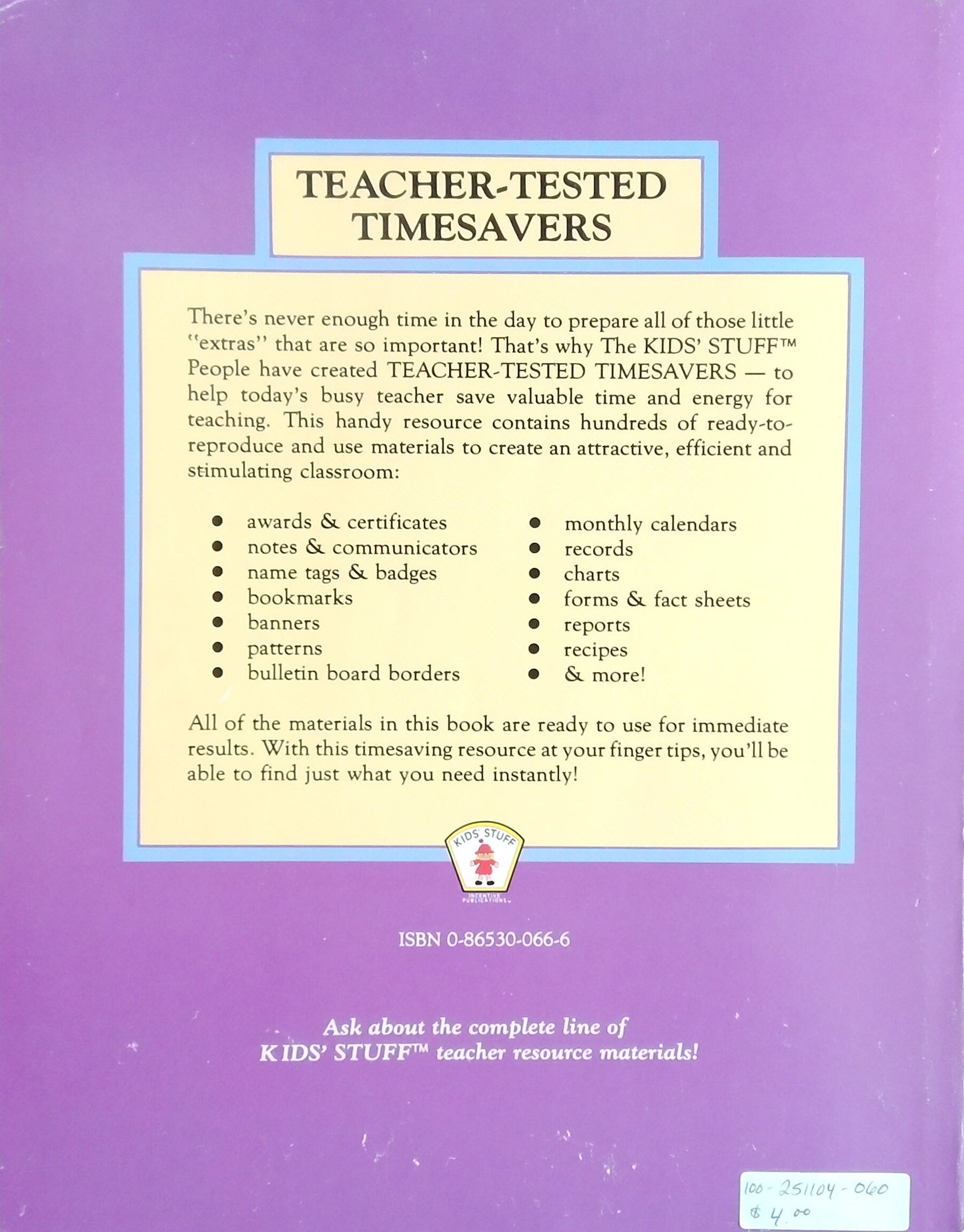 Teacher-Tested Timesavers