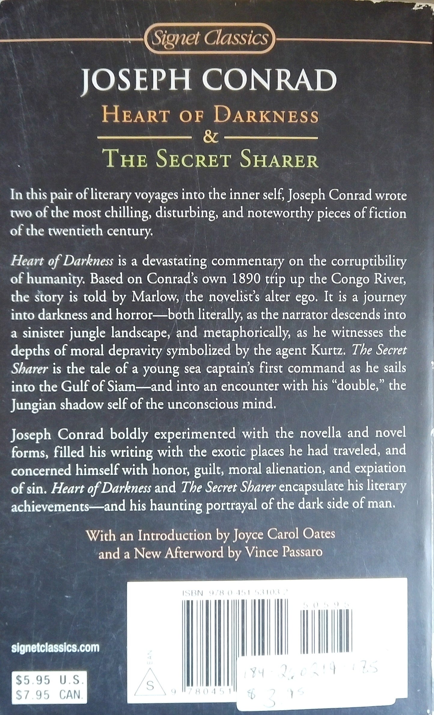 Heart Of Darkness/The Secret Sharer