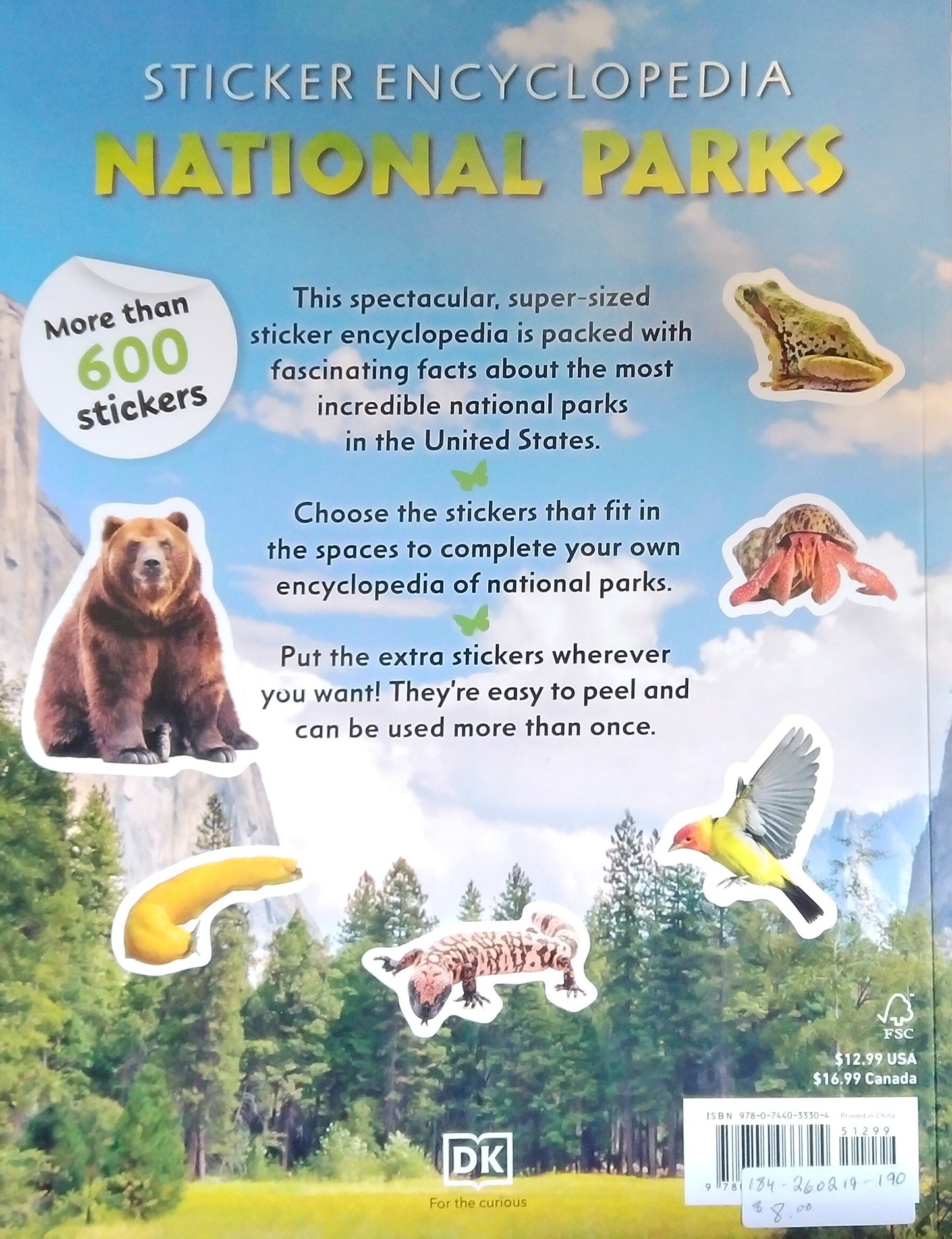 DK Sticker Encyclopedia: National Parks