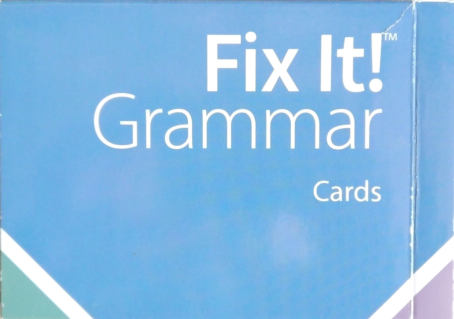 IEW Fix It! Grammar Cards
