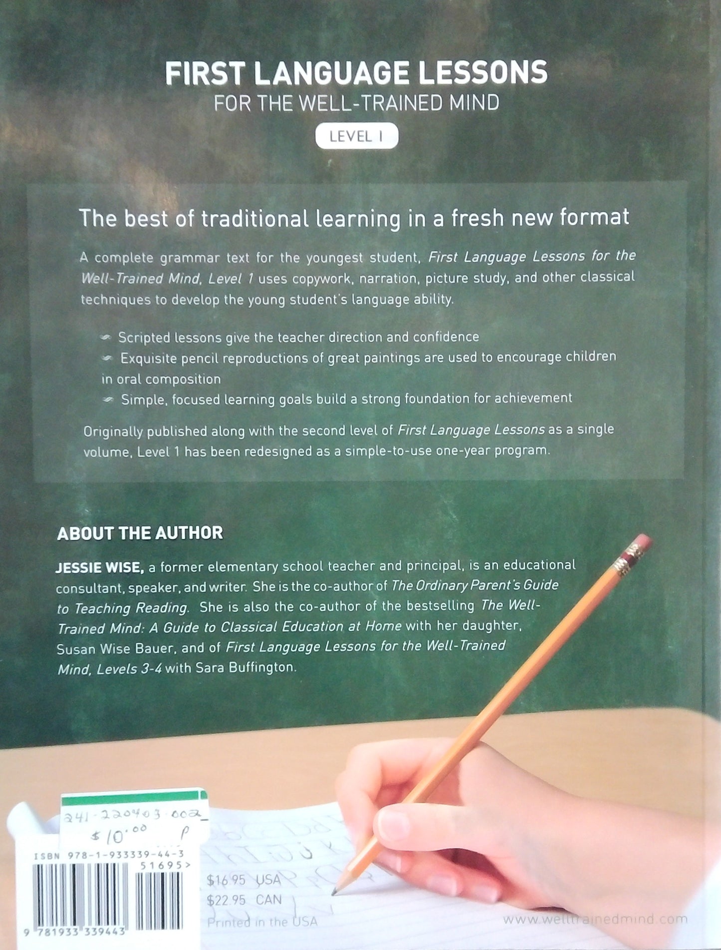 First Language Lessons For The Well-Trained Mind: Level 1