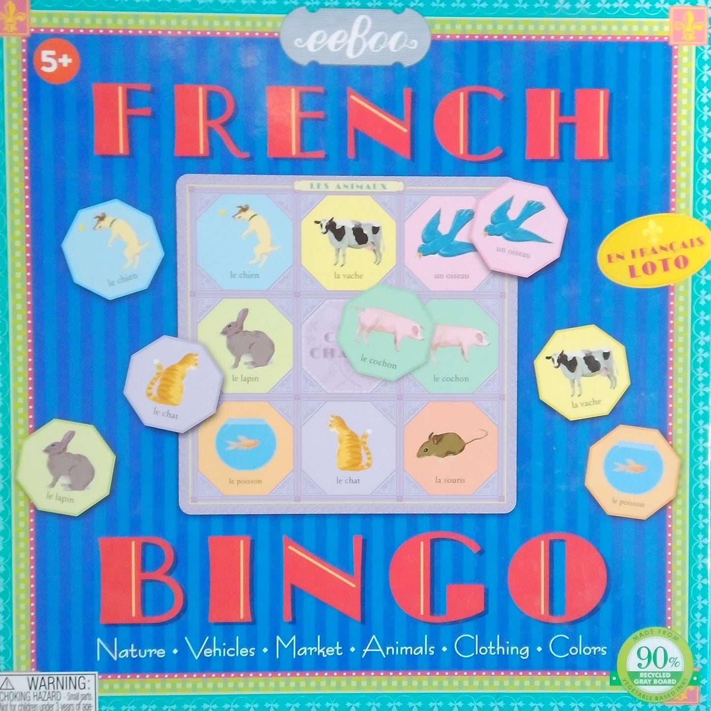 eeBoo French Bingo